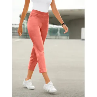 7/8-Jeans INSPIRATIONEN Gr. 20, Kurzgrößen, orange (koralle) Damen Jeans Ankle 7/8