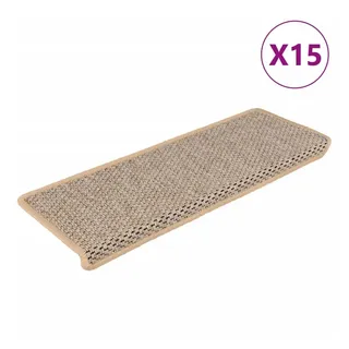 vidaXL Stufenmatte 65 x 21 cm Hellbeige