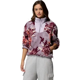 Columbia Sequoia GroveTM Printed Fleece Mit Halbem Reißverschluss - Shale Purple Blossoming - XS