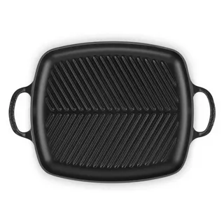 Le Creuset Signature Grillplatte rechteckig 30 cm schwarz