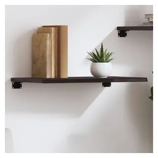 vidaXL Wandregal 60 x 40 x 2 cm Dunkelbraun