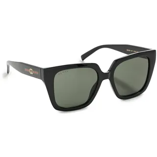 Gucci Interlocking G Damen Sonnenbrille, schwarz-schwarz-grau, Taglia unica - Einheitsgröße