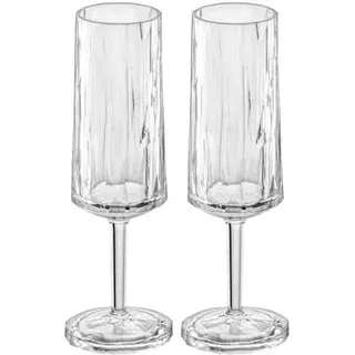 Koziol Club Superglas No.14 Champagnerglas 2er-Set