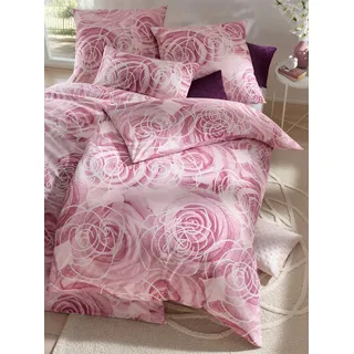 heine Bettwäsche Bettwäsche, Renforcé, 2 teilig, Renforcé rosa