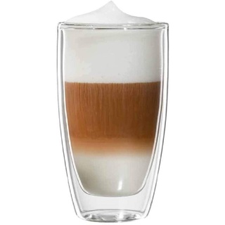 bloomix Roma Latte Macchiato 300 ml, doppelwandige Thermo-Kaffeegläser im 2er-Set