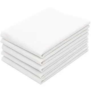 Zollner Geschirrtücher,, Weiß, Textil, 50x75 cm, Oeko-Tex® Standard 100, Kochen, Geschirrtücher & Schürzen, Geschirrtücher