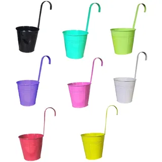 Geschenkestadl Hängetöpfe Ø 16 x 32 cm Farbmix