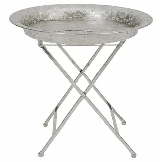 Hti-Living Beistelltisch Ø 0 x 0 cm Silber