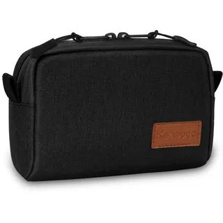 KENOBEE EDC Gürteltasche für Herren und Damen, EDC-Tasche mit YKK-Reißverschlüsse, Strapazierfähige Hüfttasche aus gewachstem Canvas, Gürteltasche für Reisen, Wandern, Outdoor - 7.6 inches (L) x 5.2 inches (H) x 1.2 inches (D)