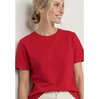 STREET ONE Basic T-Shirt Rot 44