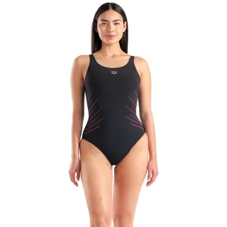 Arena Badeanzug Damen Schwarz/Feenrose 44 Cup C