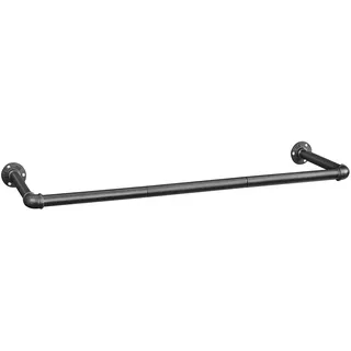 Songmics Wandgarderobe HSR67BK 92 x 7,5 cm Schwarz