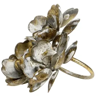 Chic Antique Vire Serviettenring aus Eisen, Höhe 7, Länge 9, Breite 9,5 cm
