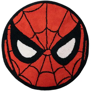 Jay Franco Marvel Comics Avengers Blast getufteter Baumwoll-Badvorleger, Kinder-Badevorleger, Spiderman (Offizielles Marvel-Produkt)