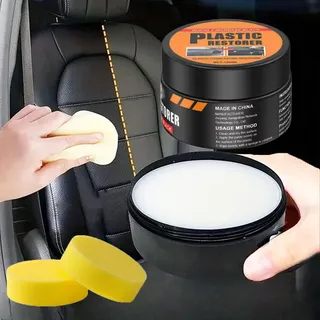 Auto Innenraum Reinigungscreme, Interior Cleaning Paste, Langlebiger Auto Shine Cleaner, Für Mittelkonsole (1, 50ml)