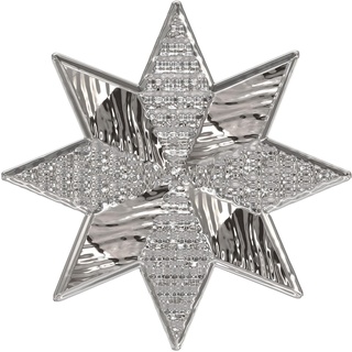 Wall-Art Wandtattoo »Metallic Star Silber Stern«, 13575923-0 silberfarben B/H: 50 cm x 50 cm