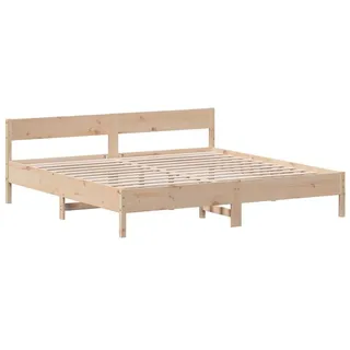 vidaXL Massivholzbett ohne Matratze 180x200 Kiefernholz