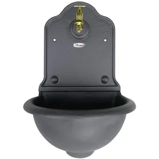 Papillon Wand-Brunnen, Gusseisen, für Garten Modell Stubai 35 x 26 x 54 (h) cm - Papillon
