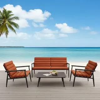 Lesli Living Harper Terra Loungeset grau/braun