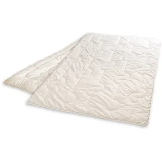 Öko Planet 4 Jahreszeiten Kamelhaar Bettdecke 155x220 cm, zweiteilig für Sommer Winter und als Übergangsdecke, Verschiedene Größen