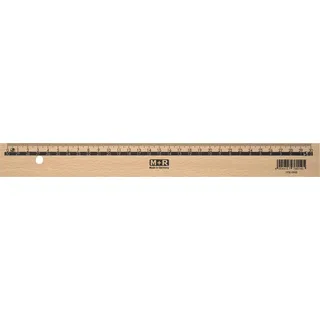 Möbius + Ruppert M + R Lineal Holz 30,0 cm, natur
