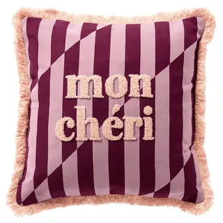 Dutch Decor Kissenhülle 'Chéri' 45 x 45 cm Rosebud - Rosa