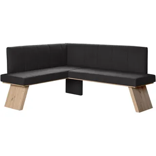 Home Affaire Eckbank »Nina Küchenbank, Polsterbank, Esszimmerbank, Breite 185x 150 cm«, Moderne Bank in tollen Farben, Anzahl Sitzplätze: 5 schwarz
