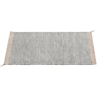 Muuto Ply Wollteppich 85 x 140 cm Schwarz/Weiß