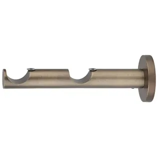 Expo Ambiente Doppelträger Function  (Bronze, Geeignet für: Gardinenstangen Ø 25 mm, Länge: 16,5 cm)