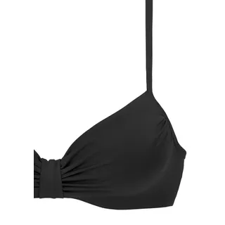 LASCANA Bügel-Bikini-Top Damen Schwarz 44 Cup D