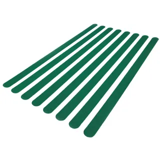 AnTina TAPES® Anti-Rutsch-Streifen für Treppen und Stufen, selbstklebende Aufkleber Alternative zum Treppenteppich, 30x640 mm, 8 Stück (Grün)