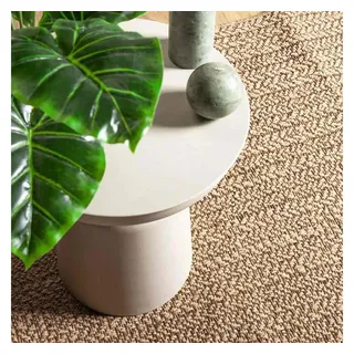 furnicato Teppich Outdoor-in Jute-Optik 160 x 230 cm UV-beständig Beige, 160 x 230 cm, Witterungsbeständige Bodenmatte aus PP für Terrasse und Garten braun 160 x 230 cm | 160 cm
