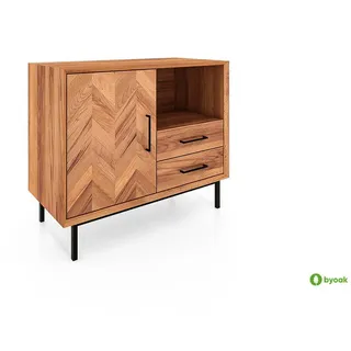 byoak Kommode, Kernbuche, Holz, Echtholz,Buche, 97x80x45 cm, Wohnzimmer, Kommoden & Sideboards, Kommoden