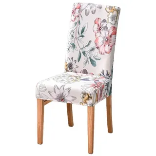 Coonoor Stuhlhusse Elastische Moderne Bedruckte Stuhlhussen Stretch Abnehmbare, Waschbar Stuhlüberzug für Esszimmer, Partys Deko, Hochzeit