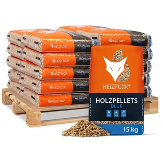 Heizfuxx Holzpellets 15 kg x 20 Sack 300 kg Palette