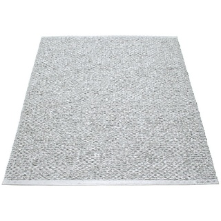 pappelina Svea Kunststoff-Teppich 70 x 90 cm grau metallic