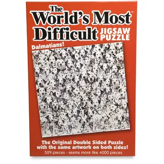 Paul Lamond Games Worlds Most Difficult Jigsaw Puzzle Dalmatians, White and Black