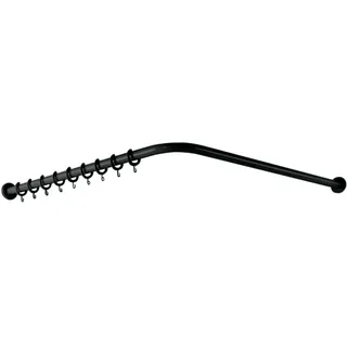 Hewi Duschvorhangstange 90 cm schwarz