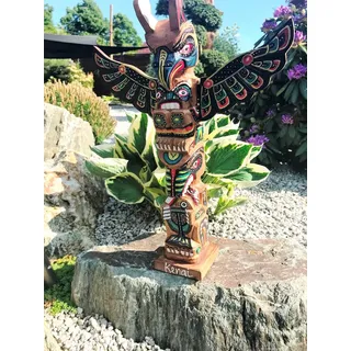 Totempfahl Wappenpfahl Marterpfahl Totem Pole Totem Stake 50 cm