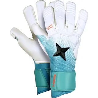 derbystar APS Pro Grip Aqua Torwarthandschuhe weiß/türkis/schwarz 10