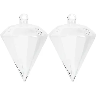 2 Stück Hängende Glasvase Aus Glas Mit Kreativem Design