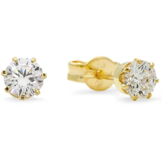 Amor Ohrstecker 2013782 Gelbgold 375 4 mm