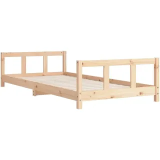 vidaXL Kinderbett 90 x 200 cm Kiefer massiv braun