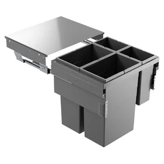 HAILO Euro-Cargo NT480 2x 35 l Dunkelgrau