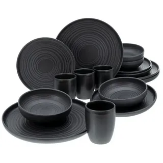 CreaTable Geschirr-Set schwarz