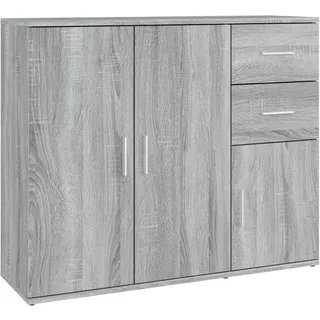 vidaXL Sideboard 91 x 75 x 29,5 cm Grau