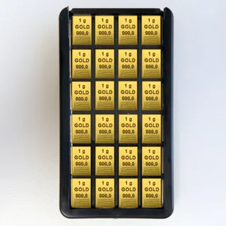 Gold-Box (24x1g Au) "CombiPurse" Edelmetall-Set