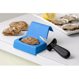 Patisse Austern-Öffnungsset mit Austernmesser + Austernhalter - Austernmesser - Kunststoff, ABS-Kunststoff