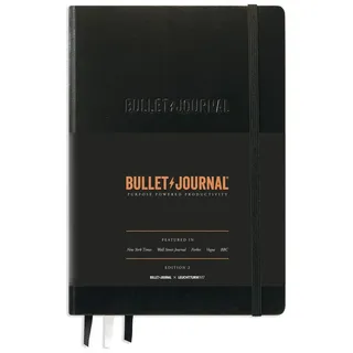 Leuchtturm1917 Notizbuch Bullet Journal A5 Schwarz dotted