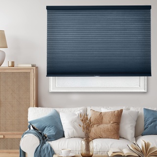 Chicology Cordless Cellular Shades Sichtschutzrollo, 1 Zelle, Polyester, Morgenmeer, 30" W X 64" H